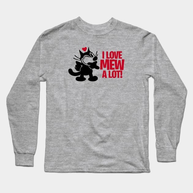 FELIX - I love mew a lot Long Sleeve T-Shirt by ROBZILLA